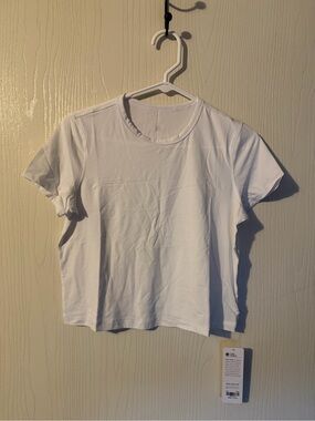 CRZ YOGA Pima Cotton High Neck T-Shirt Size XS NWT